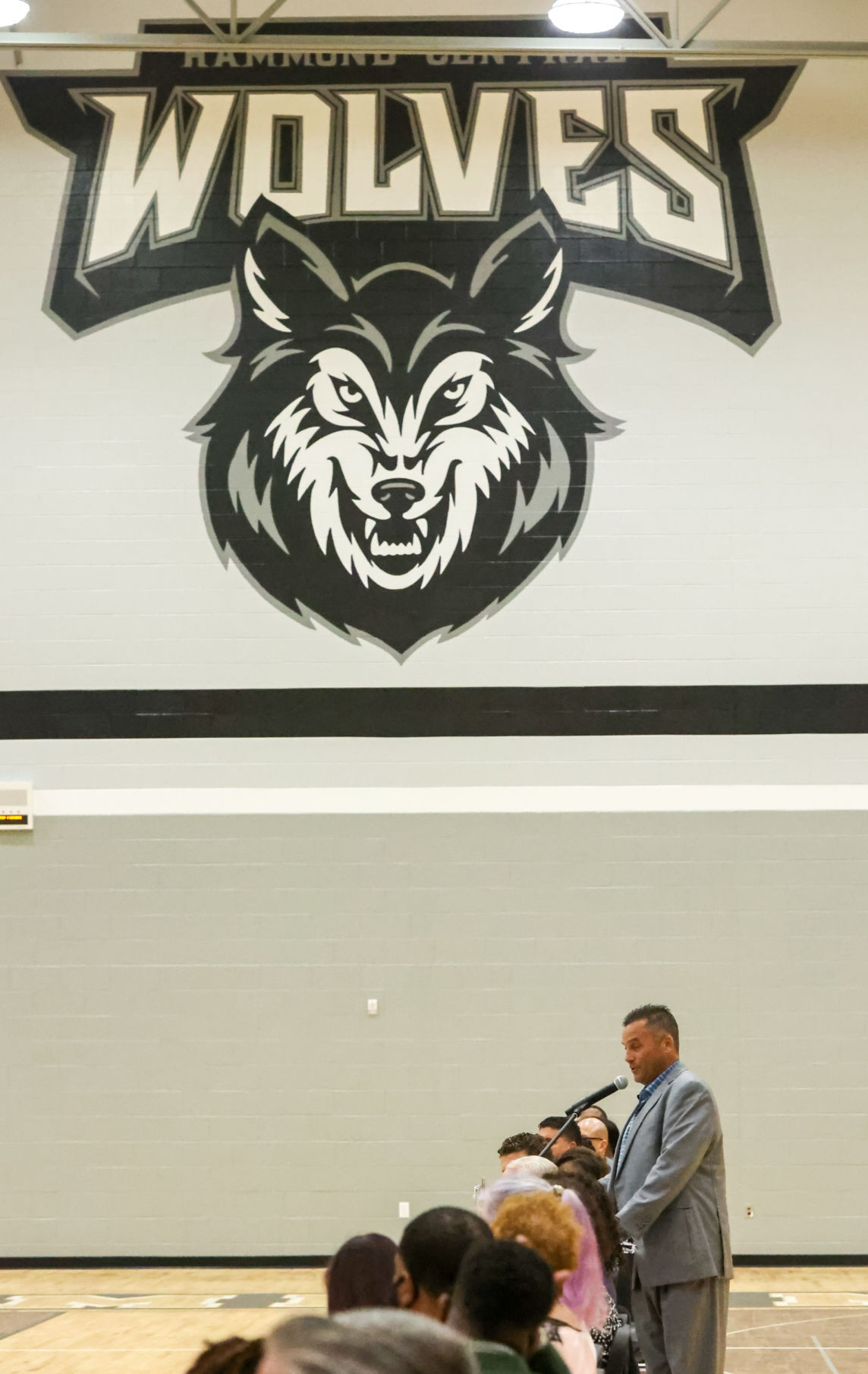 Ribbon cutting at the new Hammond Central High School